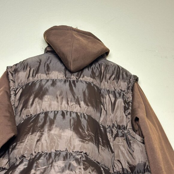 VTG Chereskin Hooded Coat Jacket Men XL Outerwear Puffer Brown Winter Insulated - Picture 10 of 12